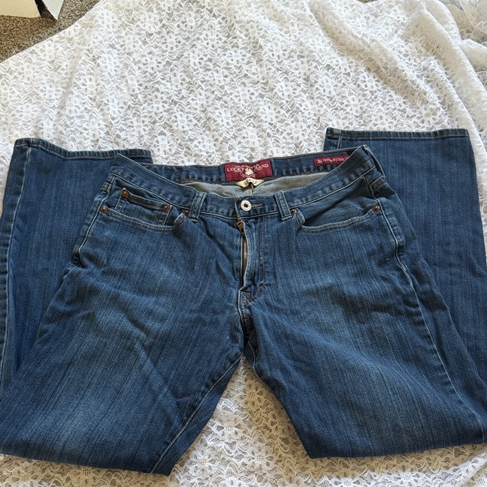 Men’s 361 lucky brand straight jeans